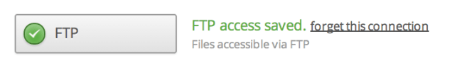 FTP saved